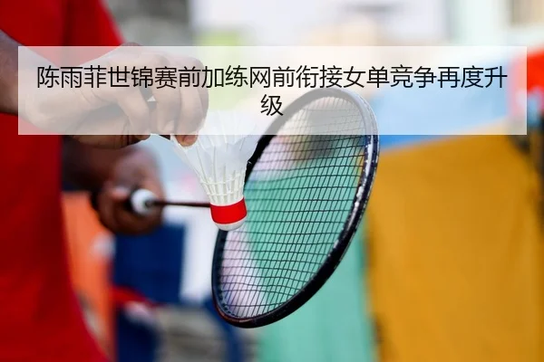 陈雨菲世锦赛前加练网前衔接女单竞争再度升级